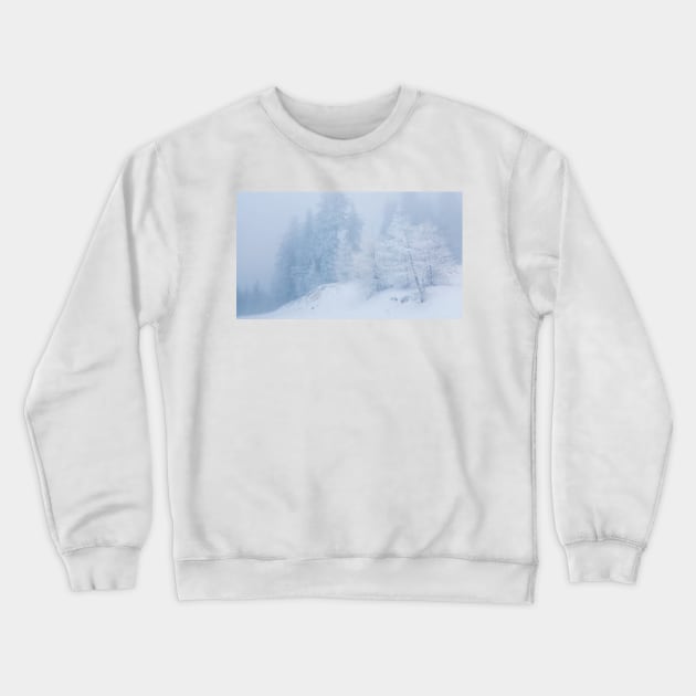 frozen fog Crewneck Sweatshirt by psychoshadow